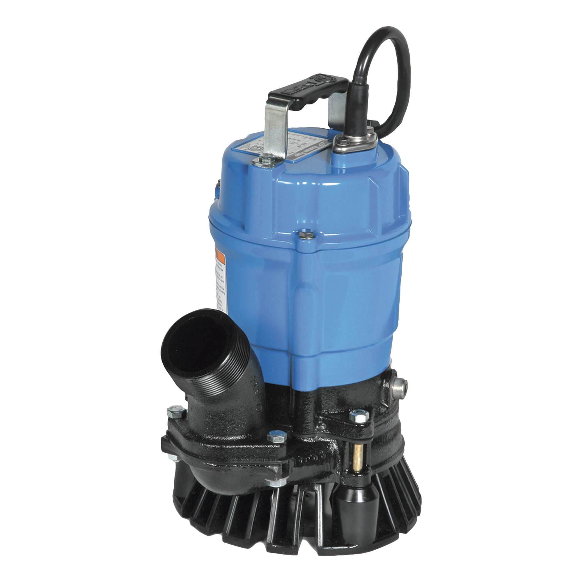 Tsurumi Cast Iron Submersible Trash Water Pump, 3,000 GPH, 1/2 HP, 2in., Model# HS2.4S-62